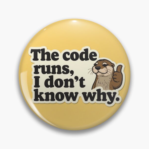 Item preview, The code runs, I don't know why sticker designed and sold by Kraakvars.