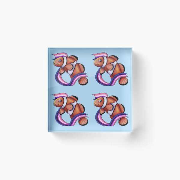 Item preview, Genderfluid Clownfish designed and sold by Plainbeans.