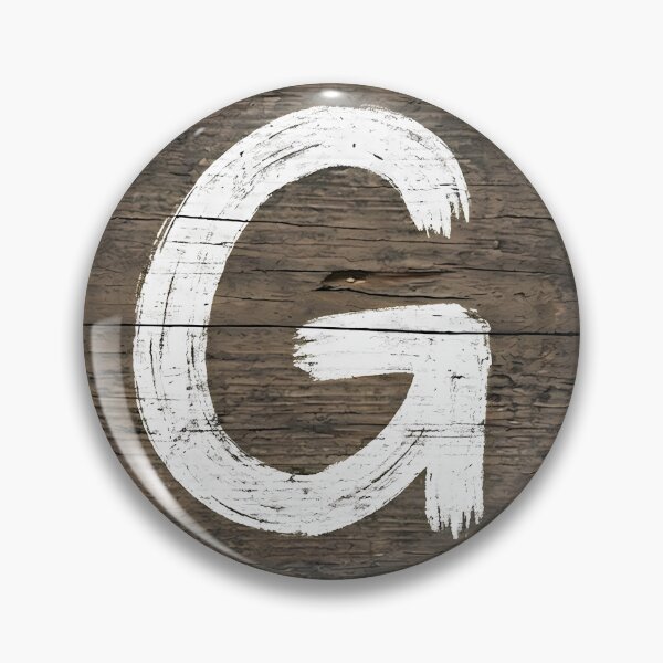 Item preview, Rustic White Letter G Wood Sign designed and sold by chareanrach1.