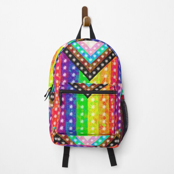 Item preview, Inclusive Progress Pride Flag | Hand Drawn Starburst Pattern | LGBTQ+ Watercolor Art designed and sold by ghostieking.