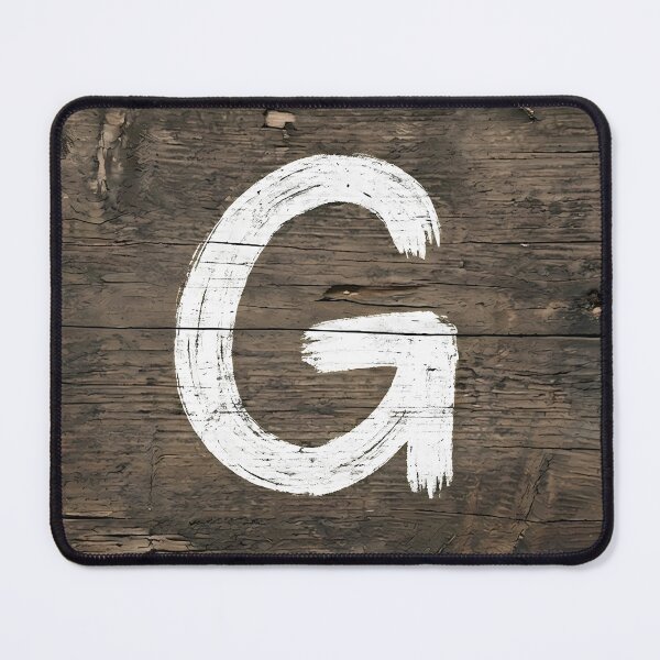 Item preview, Rustic White Letter G Wood Sign designed and sold by chareanrach1.