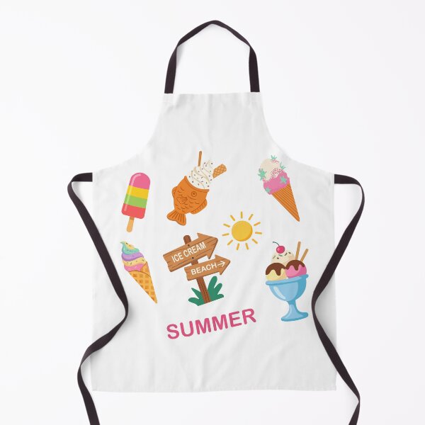 Item preview, Cute Summer Ice Cream Sticker Set designed and sold by BetweenForms.