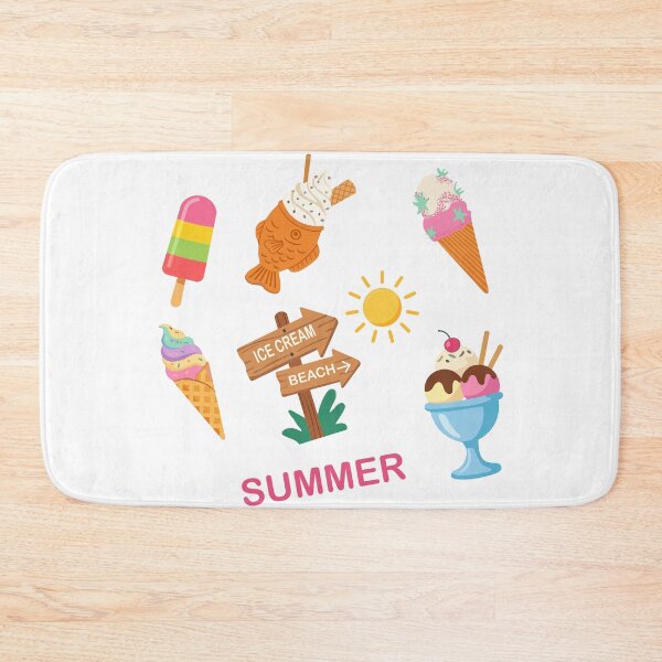 Item preview, Cute Summer Ice Cream Sticker Set designed and sold by BetweenForms.