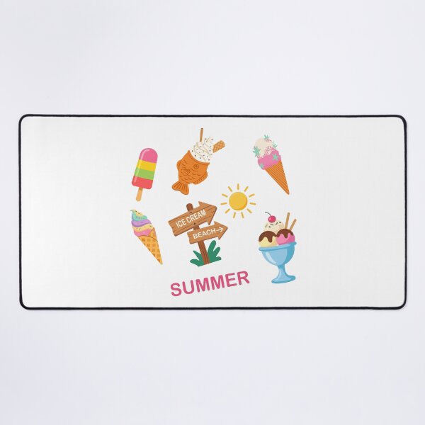 Item preview, Cute Summer Ice Cream Sticker Set designed and sold by BetweenForms.