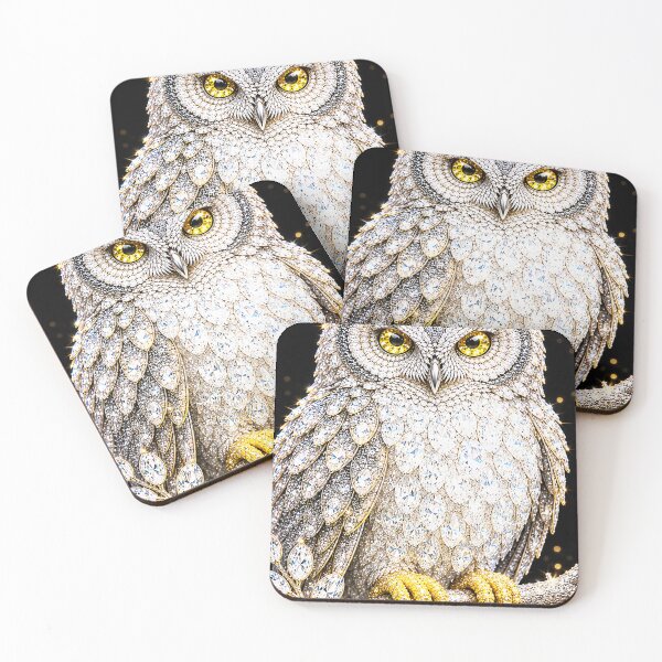 Item preview, Bling Collection-White Owl designed and sold by PXLSKN.