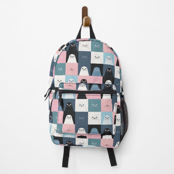 Item preview, Pink harbor seal pattern designed and sold by uunaa.