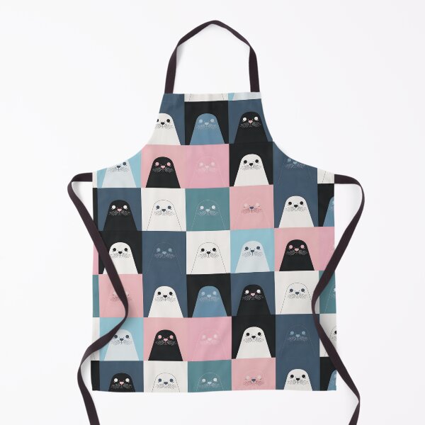 Item preview, Pink harbor seal pattern designed and sold by uunaa.