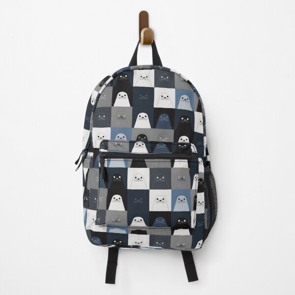 Item preview, Blue harbor seal pattern designed and sold by uunaa.