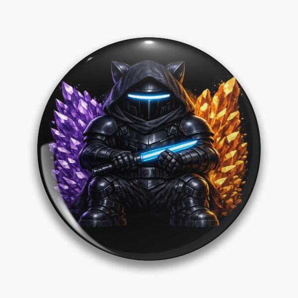 Item preview, Shadow Paw — Armored Cat Warrior | Crystal Fire & Neon Blade Art designed and sold by ArtoryWorks.