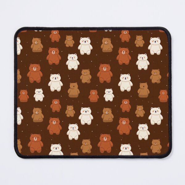 Item preview, Cute Teddy Bear Pattern Kawaii Stuffed Animal designed and sold by NicolasGlowArt.