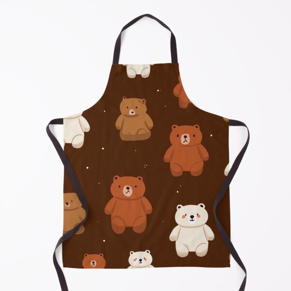Item preview, Cute Teddy Bear Pattern Kawaii Stuffed Animal designed and sold by NicolasGlowArt.