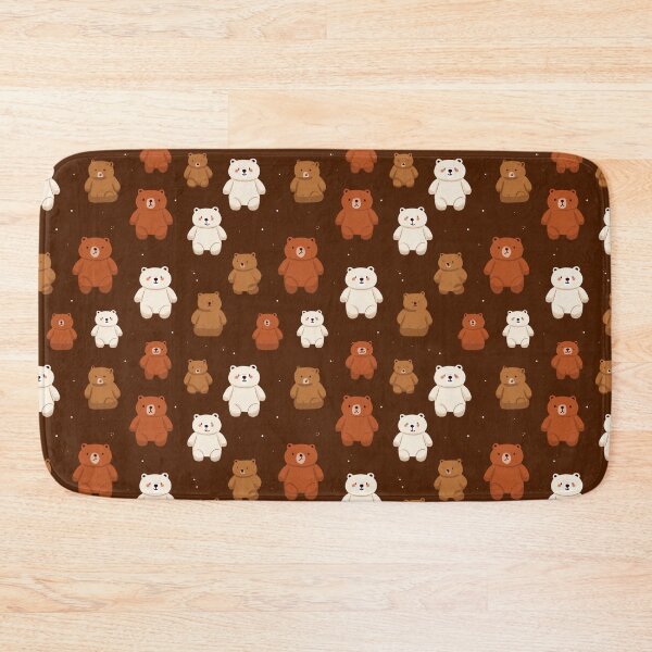 Item preview, Cute Teddy Bear Pattern Kawaii Stuffed Animal designed and sold by NicolasGlowArt.