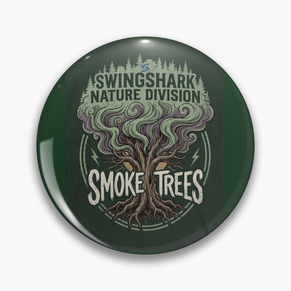 Item preview, SwingShark Nature Division - Smoke Trees Gorpcore Streetwear designed and sold by SwingShark.