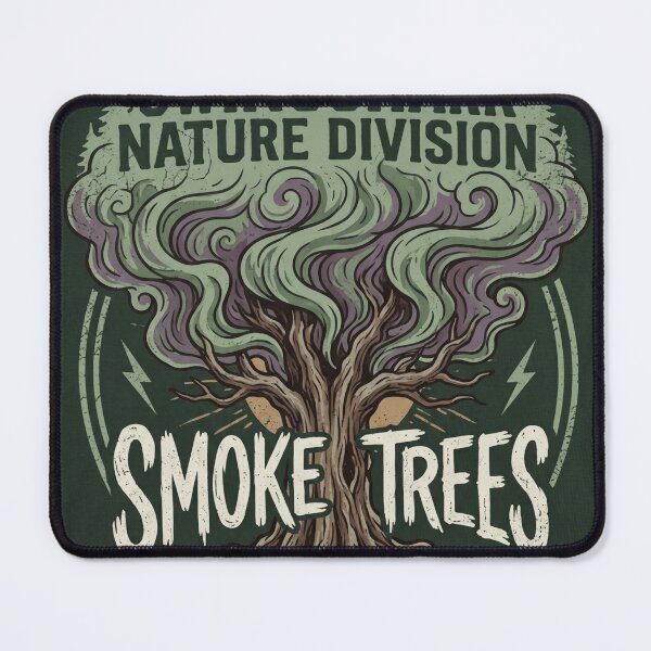 Item preview, SwingShark Nature Division - Smoke Trees Gorpcore Streetwear designed and sold by SwingShark.