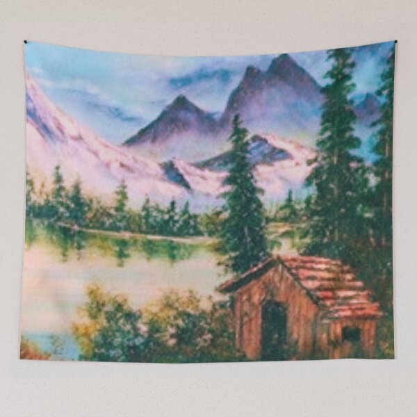 Item preview, Tiny Mountain Cabin designed and sold by DigitalShoppeIL.