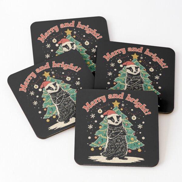 Item preview, Christmas Badger designed and sold by JessArty ⭐⭐⭐⭐⭐.