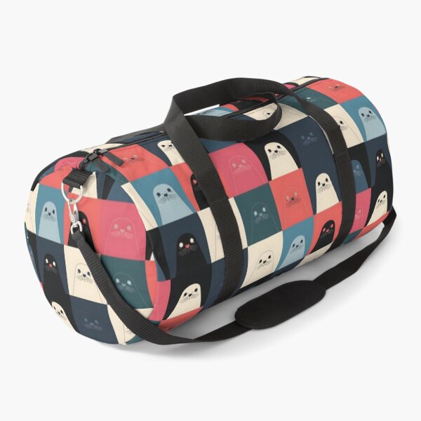 Item preview, Red harbor seal pattern designed and sold by uunaa.