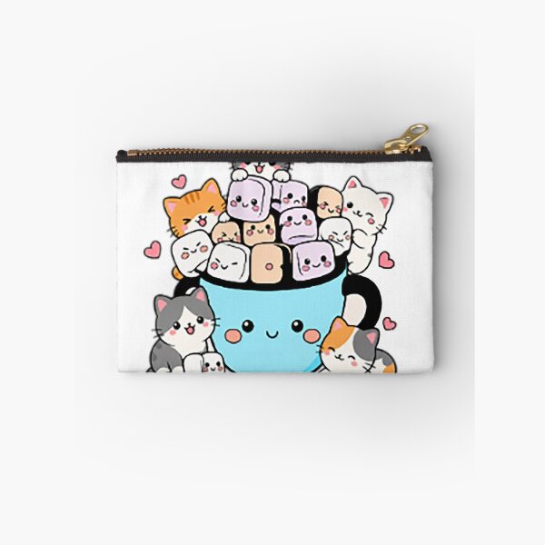 Item preview, girly mug full of cute cats and snacks  designed and sold by HomeyDay.