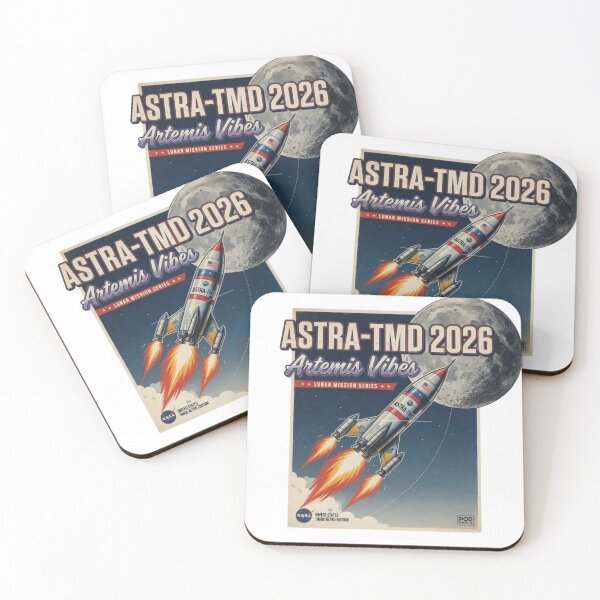Item preview, ASTRA-TMD 2026 Artemis Vibes Rocket | NASA Retro Space T-Shirt designed and sold by ASTRA-TMD.
