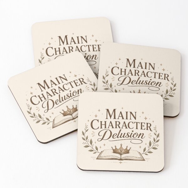 Item preview, Main Character Delusion – Cozy Booktok Reader Aesthetic Design designed and sold by Moonwoven Studio.
