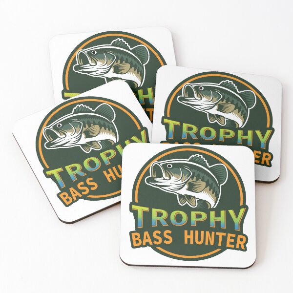 Item preview, Trophy Bass Hunter blackbass, largemouth bass illustration. designed and sold by Art-Horizon.