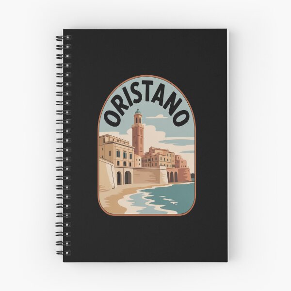 Item preview, Oristano Retro Sticker – Sardinia Italy Vintage Travel Art designed and sold by stickercuffs.