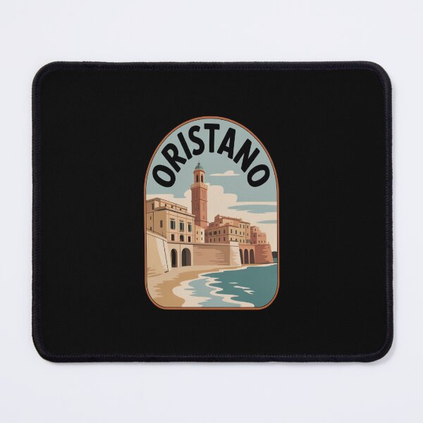 Item preview, Oristano Retro Sticker – Sardinia Italy Vintage Travel Art designed and sold by stickercuffs.