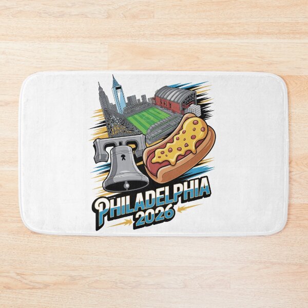 Item preview, Philadelphia 2026 Liberty Bell Stadium Cheesesteak T-Shirt V8 designed and sold by DarylWelsh2024.