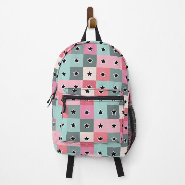 Item preview, Black  stars patchwork in pink designed and sold by uunaa.
