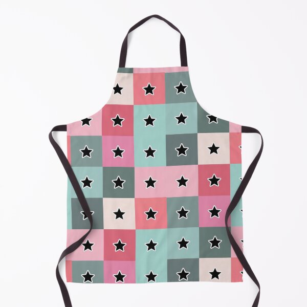 Item preview, Black  stars patchwork in pink designed and sold by uunaa.