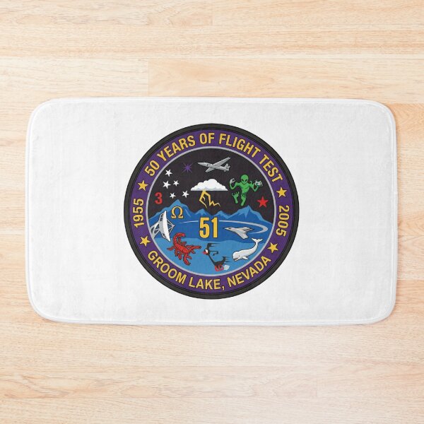 Item preview, Groom Lake 50 Years of Flight Test Anniversary Patch designed and sold by CharlieDesings.