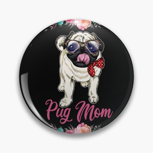 Item preview, Cute Pug Coffee Mug | Funny Dog Lover Mug | Pug Mom Gift | Floral Pug Ceramic Mug | Coffee & Tea Cup for Pet Lovers designed and sold by tejoi.