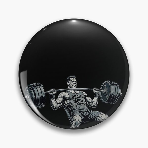 Item preview, Illustration vectorielle de musculation "Beast Mode designed and sold by No Excuses .