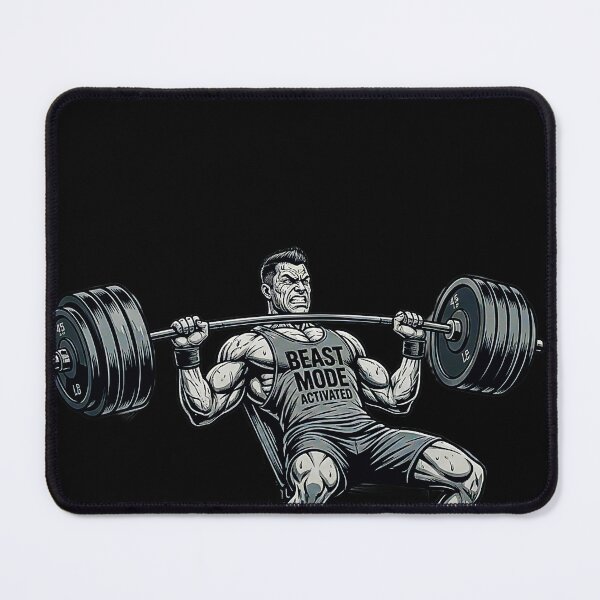 Item preview, Illustration vectorielle de musculation "Beast Mode designed and sold by No Excuses .