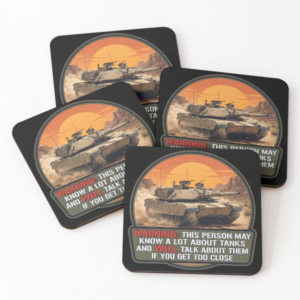 Item preview, Warning May Talk About Tanks Tactical Humor designed and sold by ArtDreams92.
