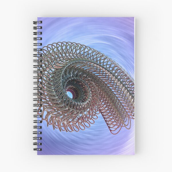 Item preview, Cybernetic Spiral - 3D Digital Art Purple Vortex - Tech Poster designed and sold by Keltoi-art.