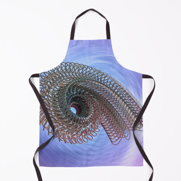 Item preview, Cybernetic Spiral - 3D Digital Art Purple Vortex - Tech Poster designed and sold by Keltoi-art.