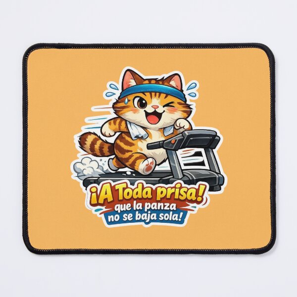 Item preview, Cat Cardio Level: “Run, the croquette doesn't wait!” ?? designed and sold by Opps-diseño.