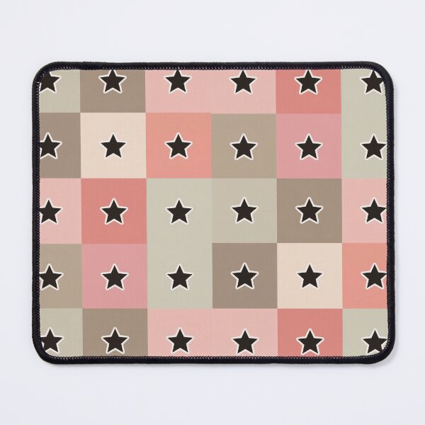 Item preview,  Black  stars patchwork in brown designed and sold by uunaa.