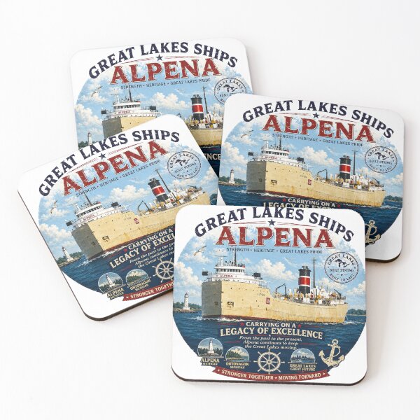 Item preview, Great Lakes Ships Alpena designed and sold by greatlakesimage.