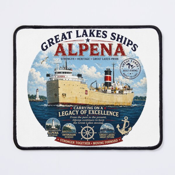 Item preview, Great Lakes Ships Alpena designed and sold by greatlakesimage.