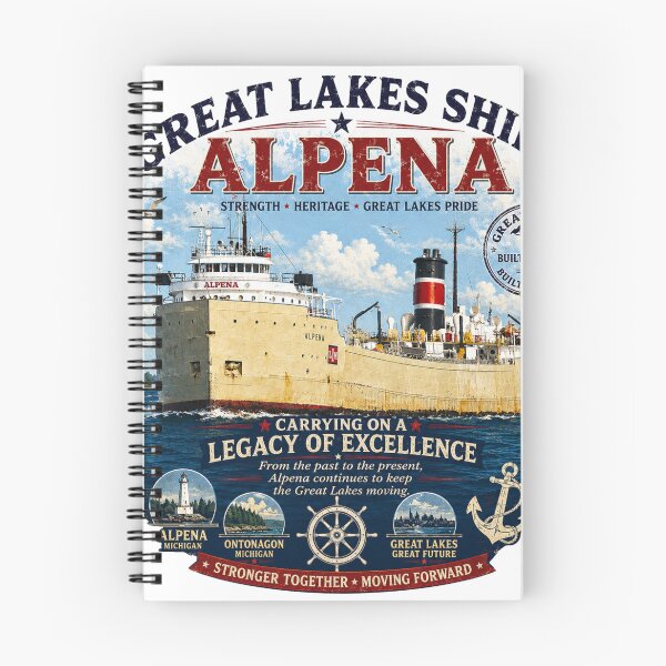 Item preview, Great Lakes Ships Alpena designed and sold by greatlakesimage.