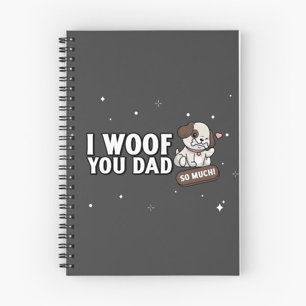 Item preview, I Woof You Dad designed and sold by PrintQuests.