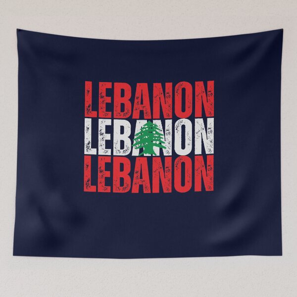 Aperçu de l'œuvre Drapeau du Liban, j'aime le Liban créée et vendue par Dressyourflag.