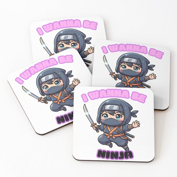 Item preview, I Wanna Be Ninja Cute Chibi Anime Fighter designed and sold by Shirt-Otakus.