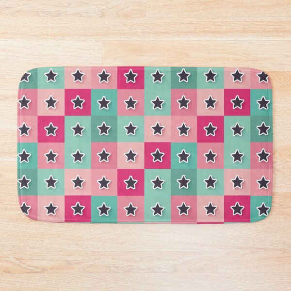 Item preview, Black  stars patchwork in green designed and sold by uunaa.