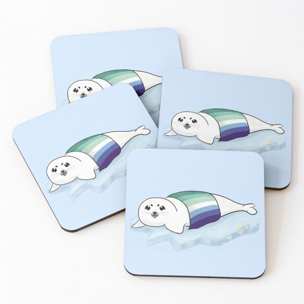 Item preview, Gay Harp Seal Pup designed and sold by SaphylArt.