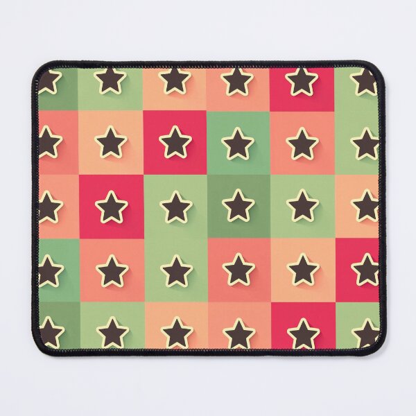 Item preview, Black  stars patchwork in green designed and sold by uunaa.