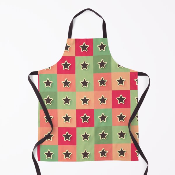 Item preview, Black  stars patchwork in green designed and sold by uunaa.