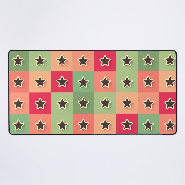 Item preview, Black  stars patchwork in green designed and sold by uunaa.